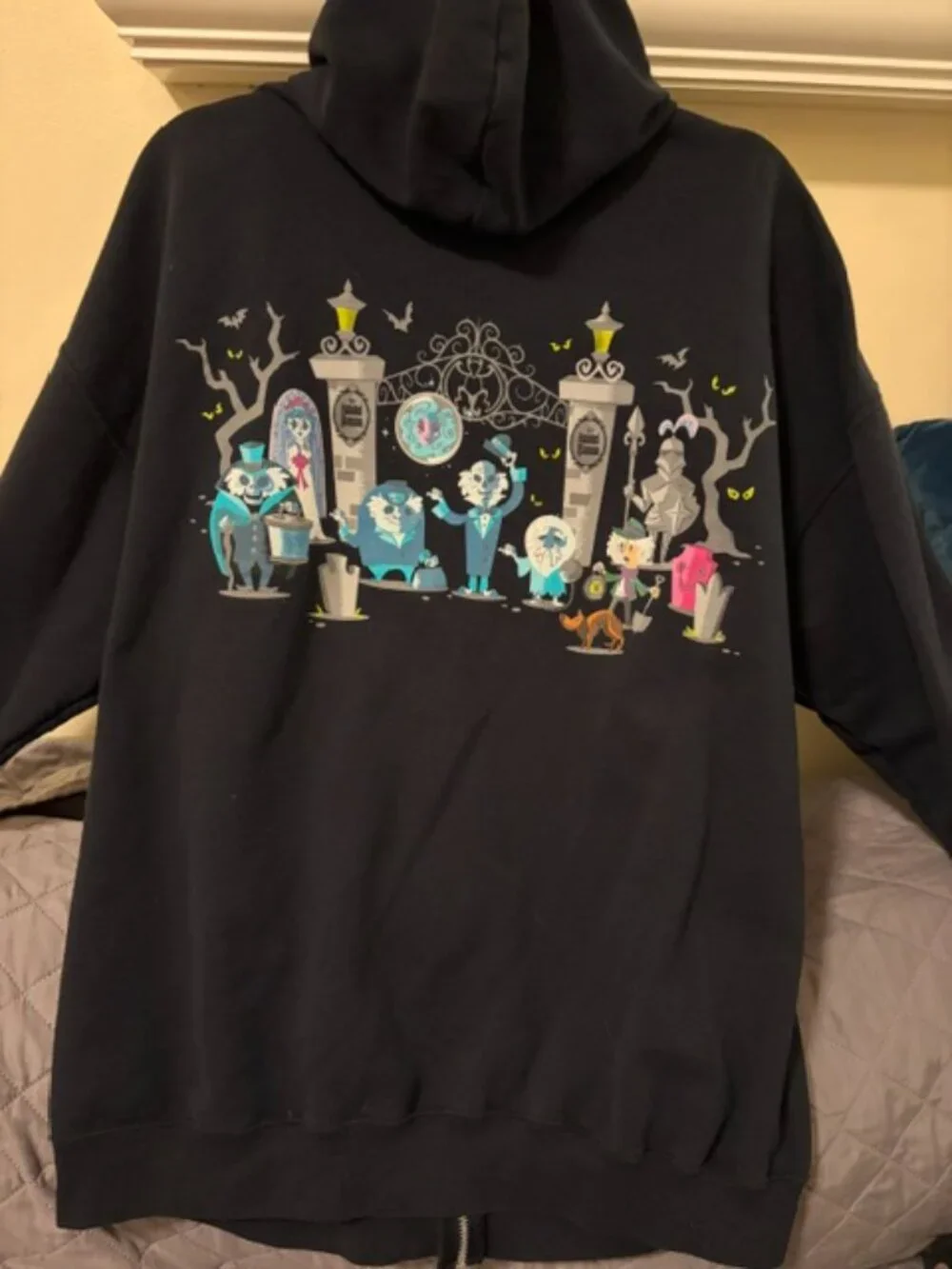 Disney Parks Haunted Mansion Zipper Hooded Sweatshirt